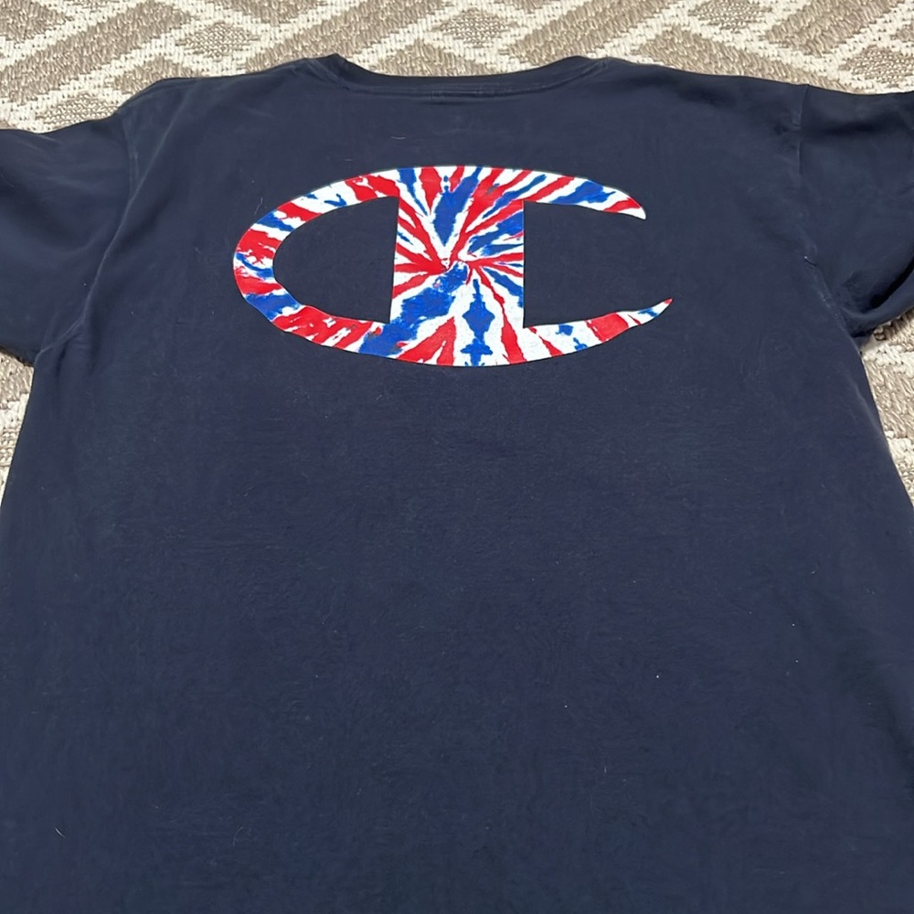 Champion Navy Red and White Graphic T-Shirts Set of 2 Size Small - Picture 6 of 6